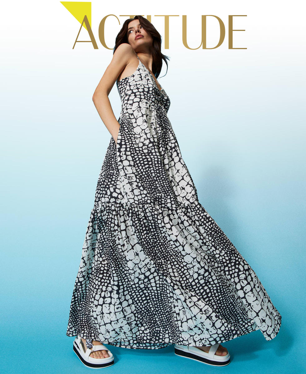 Robe mousseline imprimée outlet