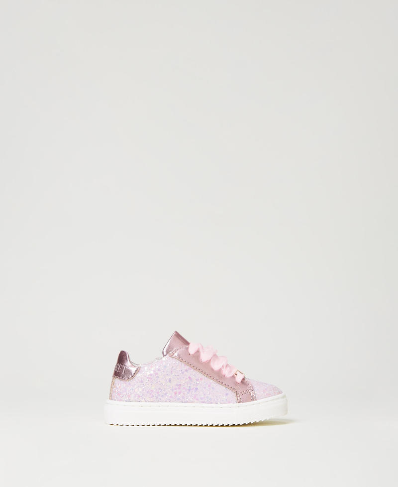 Glitter baby trainers