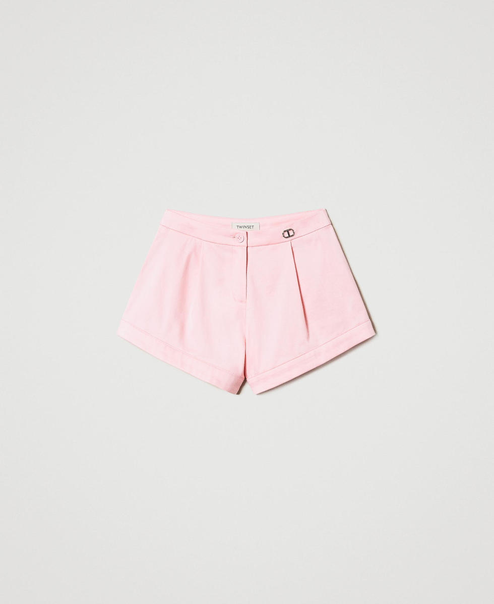 Shorts con pieghe