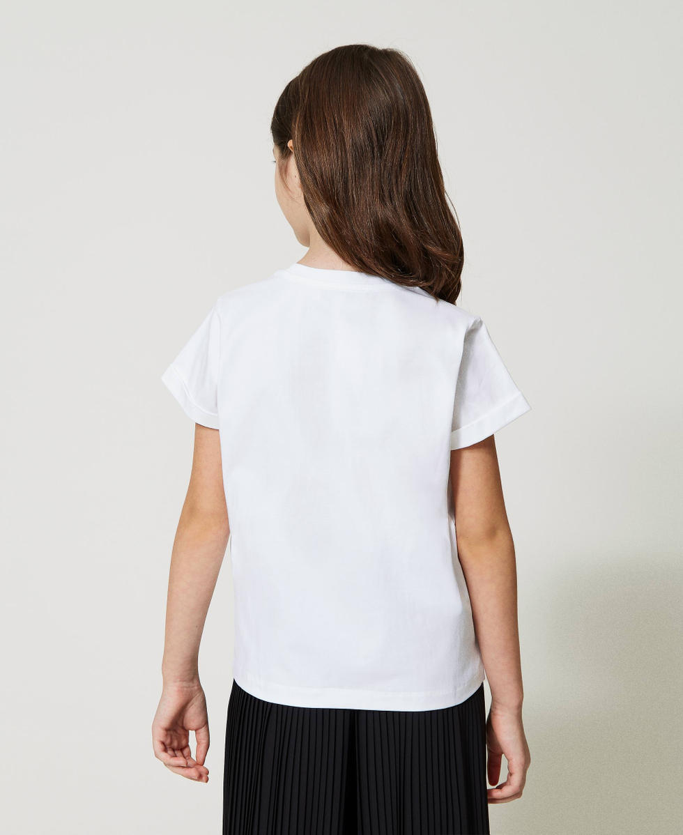 Printed t-shirt with studs