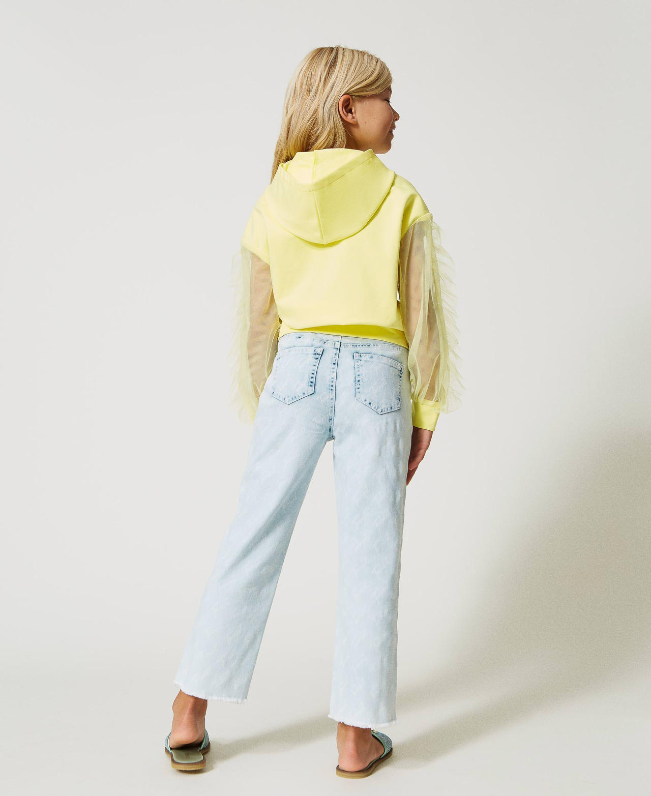 Five-Pocket-Jeans mit Logoprint