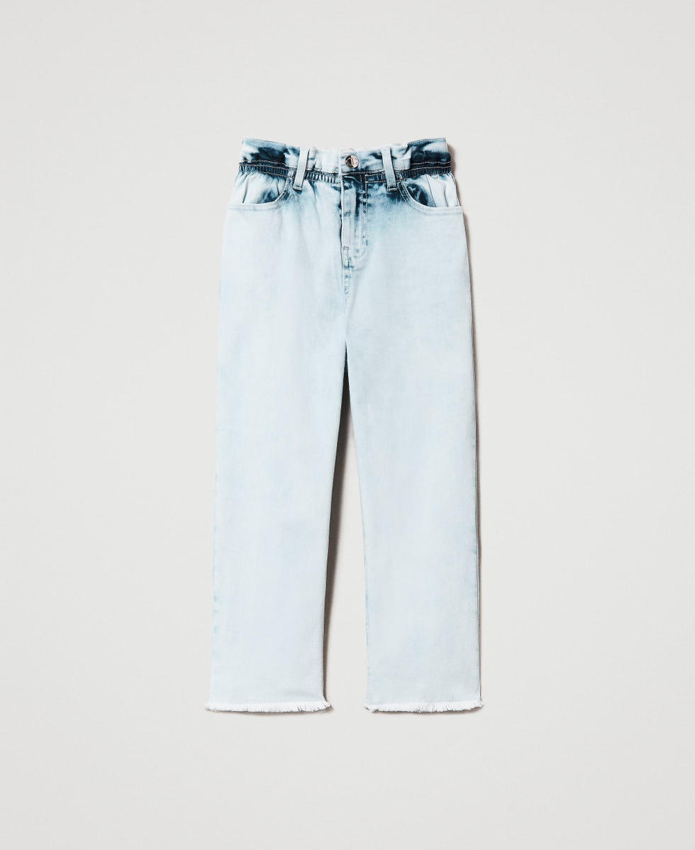Jeans vita alta con clearance elastico