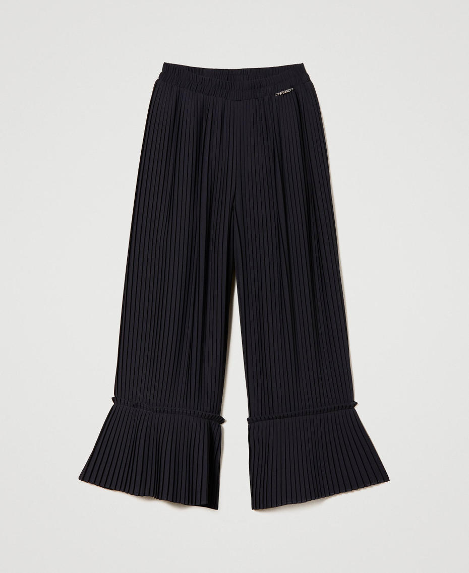 Palazzohose aus Georgette