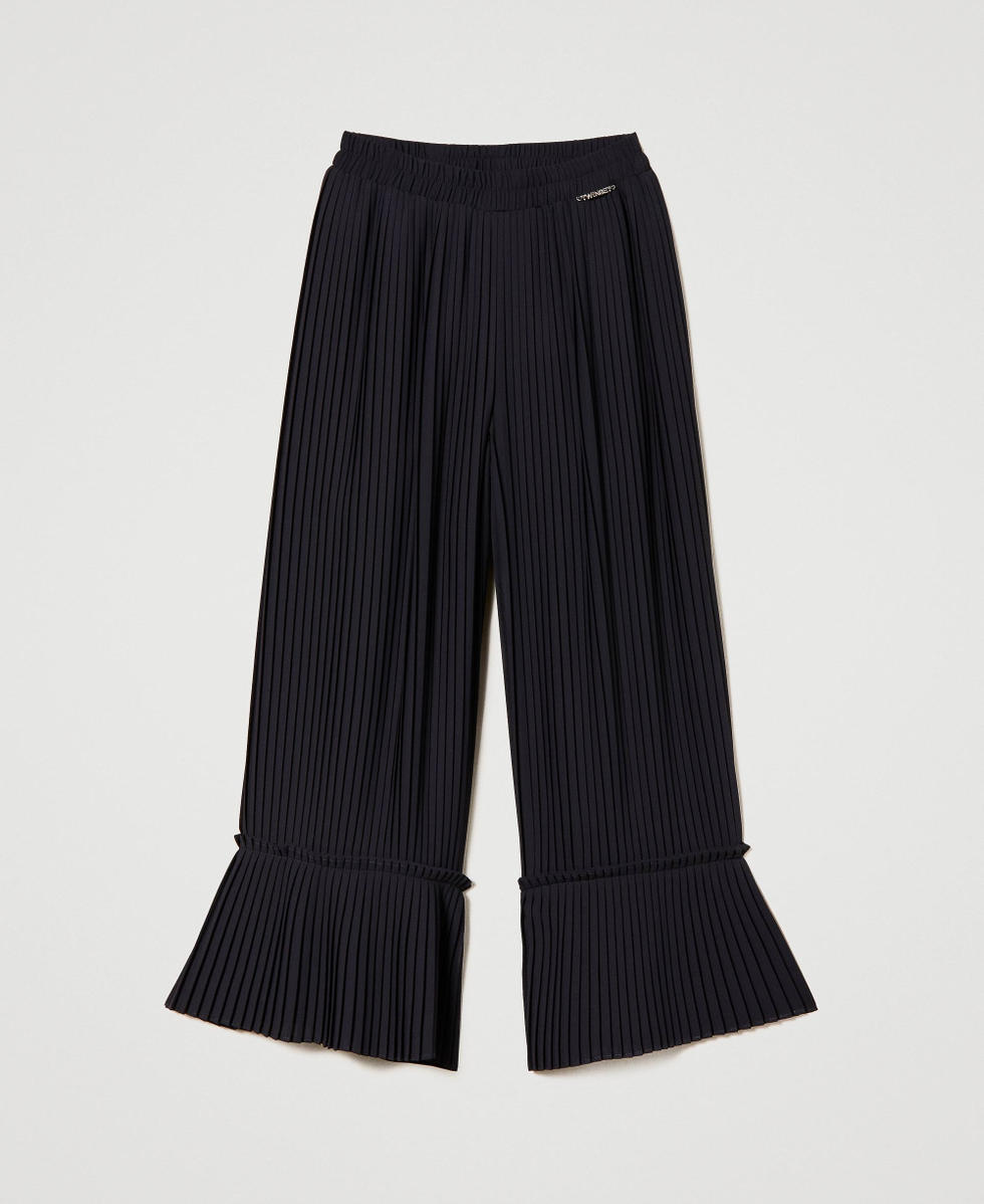 Palazzohose aus Georgette