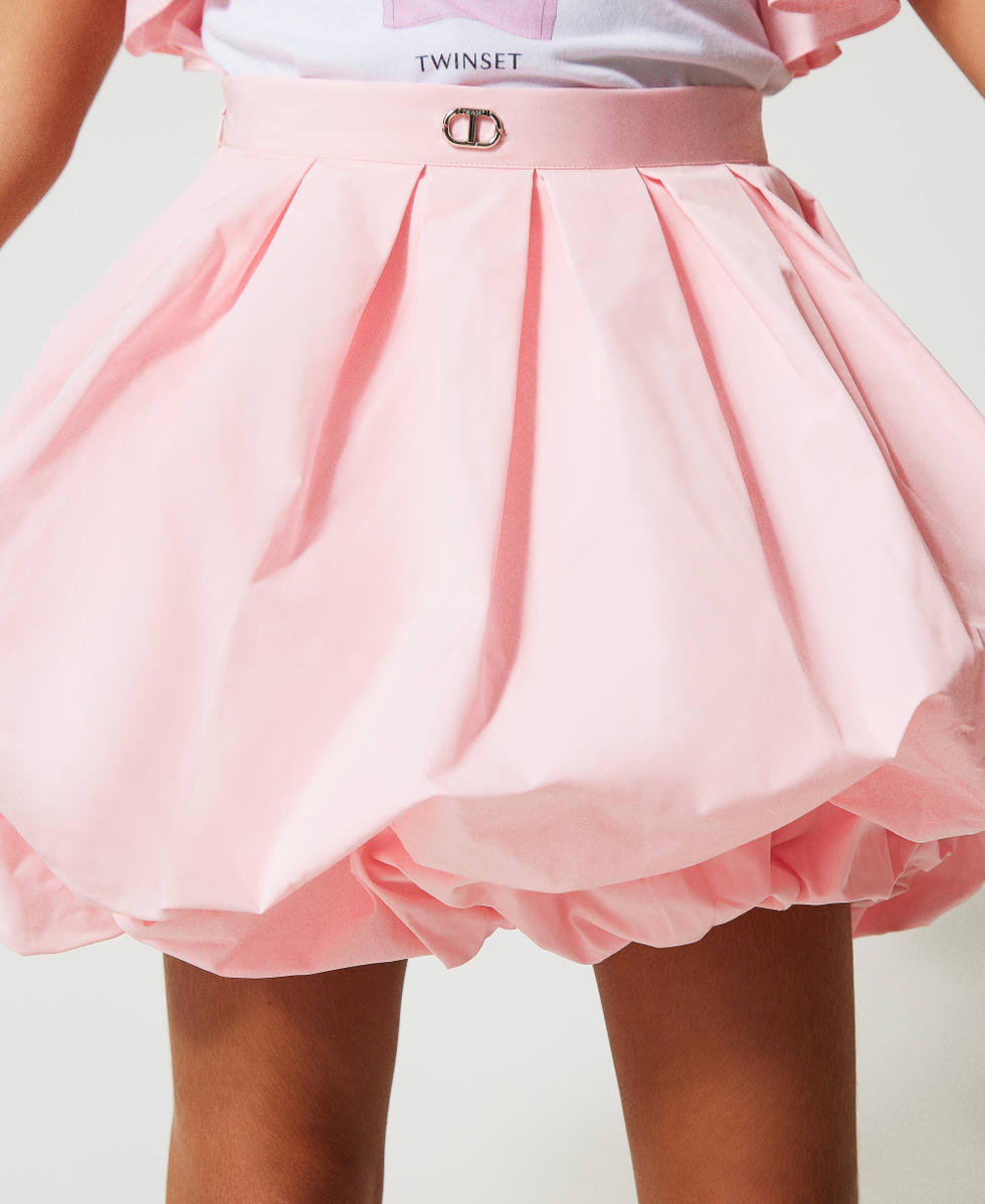 Taffeta balloon skirt Girl, Pink | TWINSET Milano