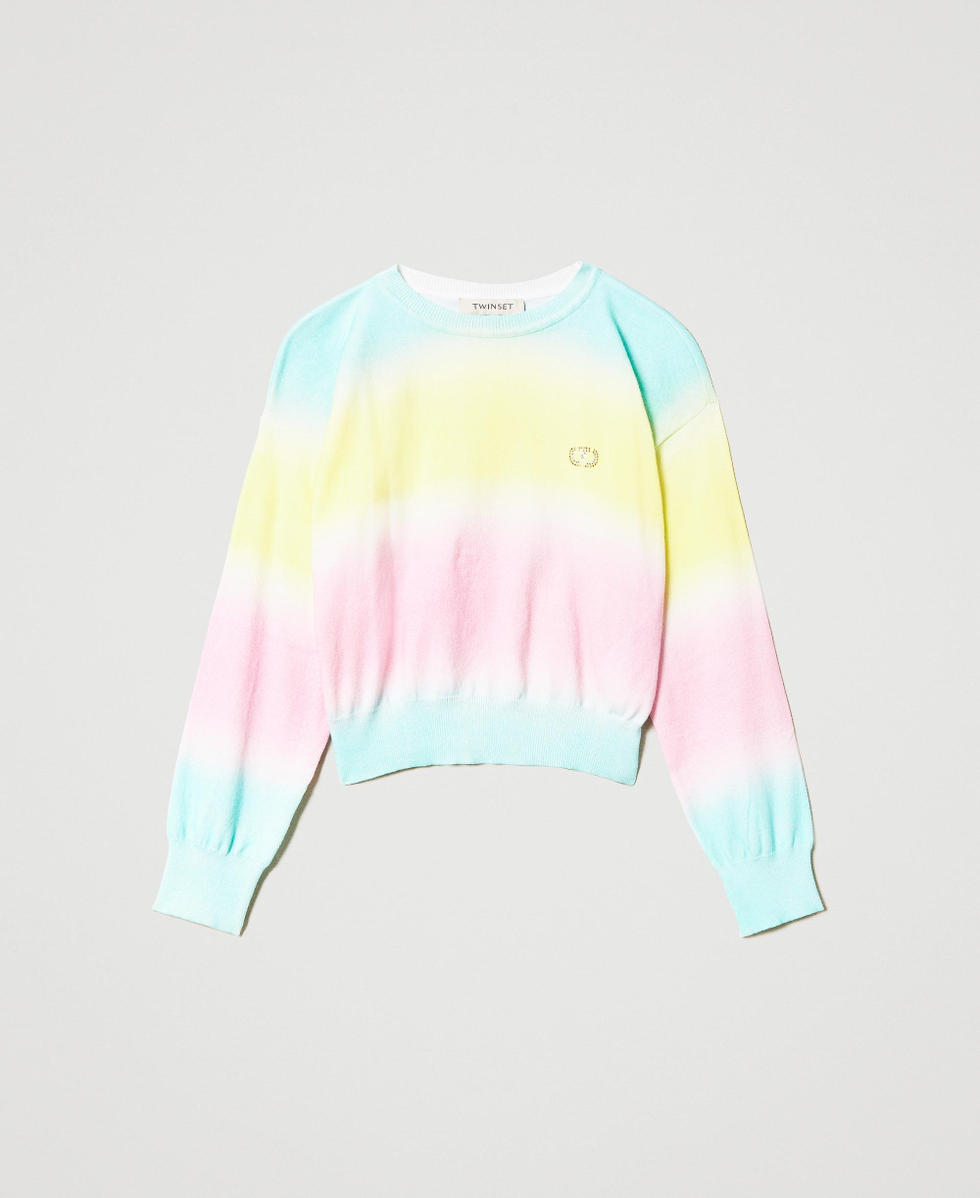 Jumper with fadeout print