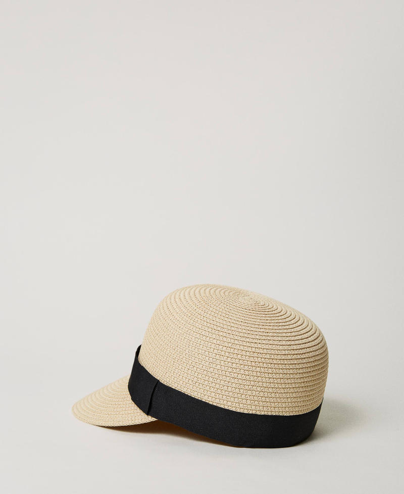 Straw hat with logo