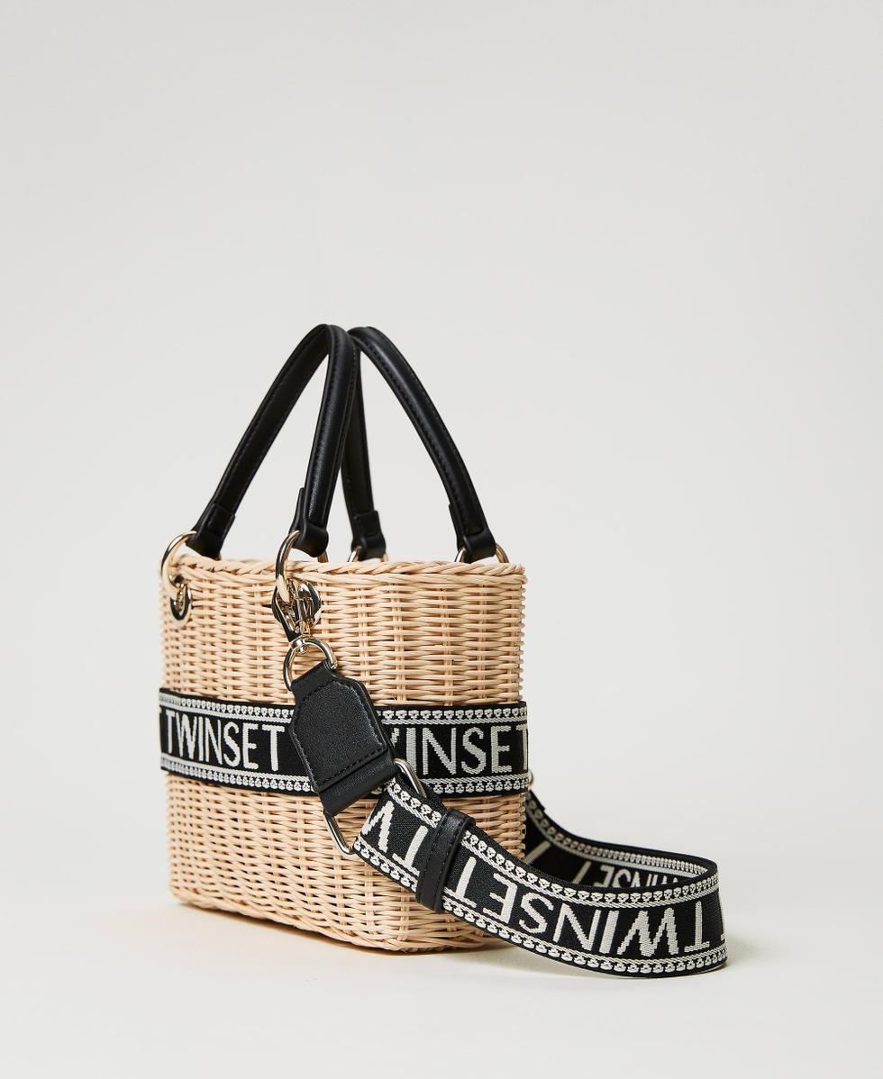 Borsa shopper in vimini