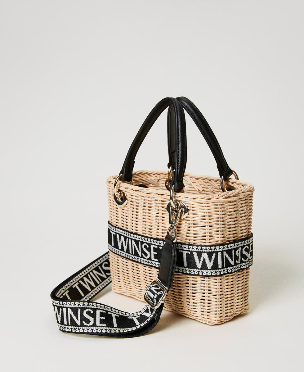 Borsa shopper in vimini
