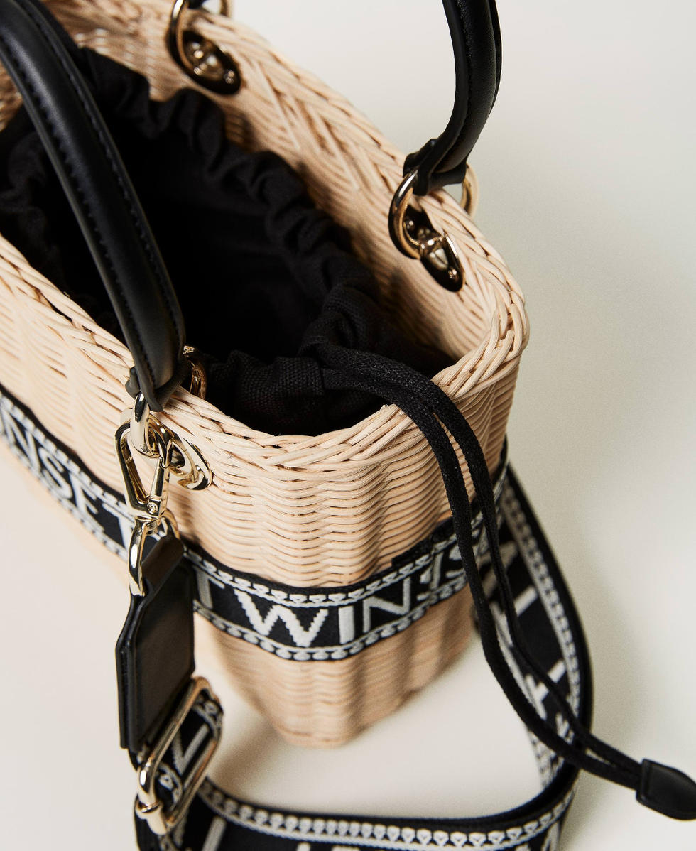 Borsa shopper in vimini