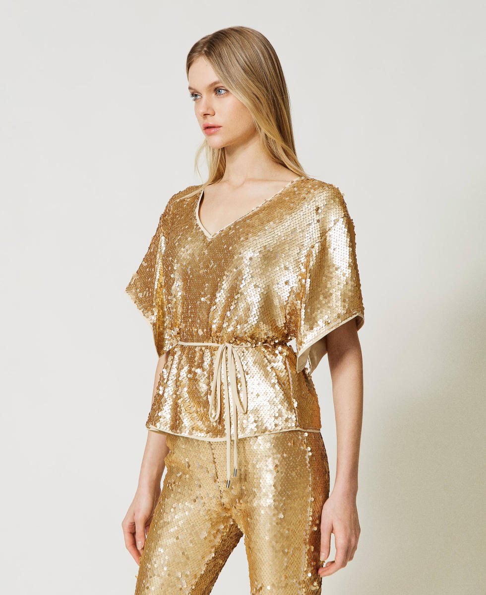 Blouse sequin femme new arrivals