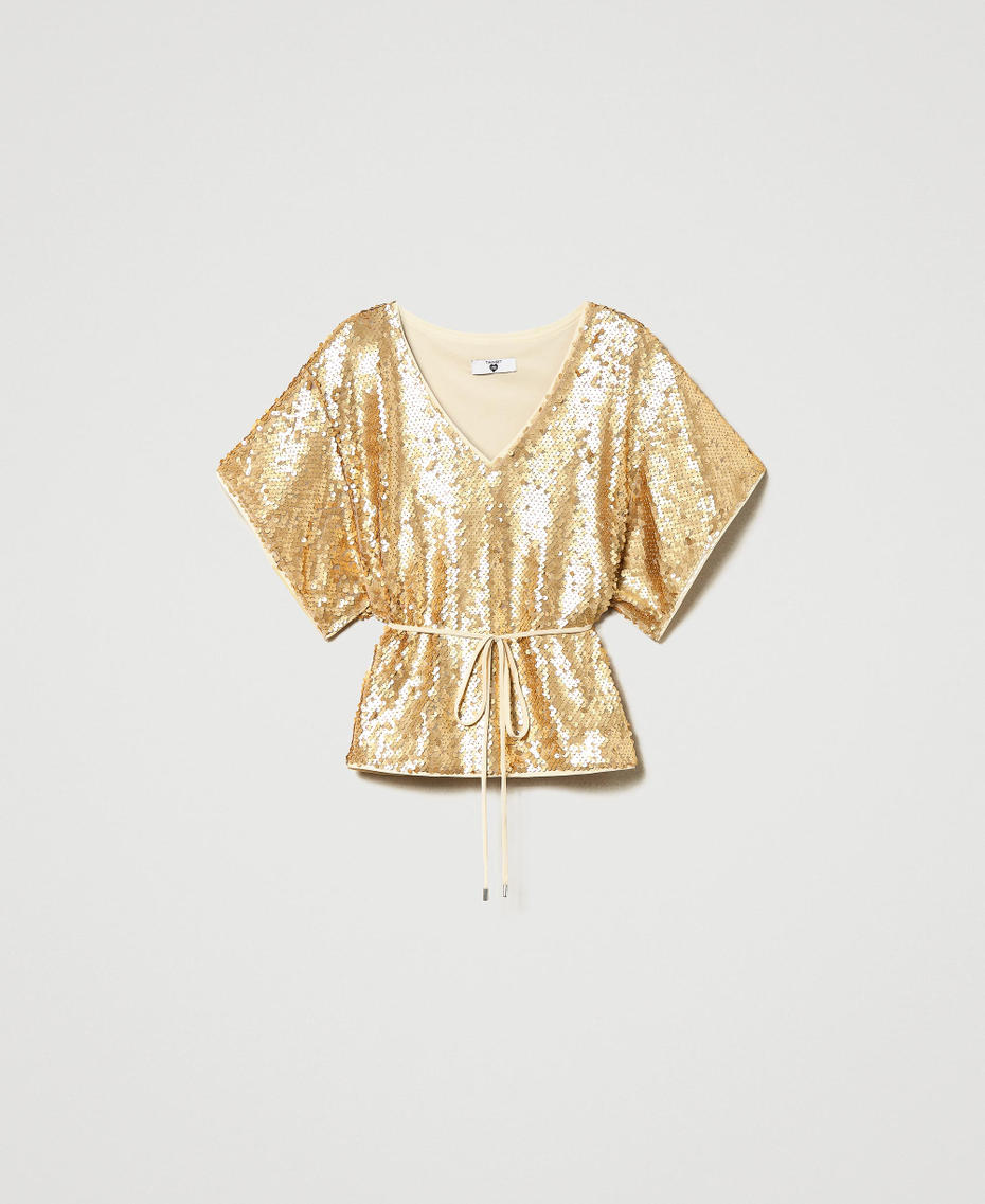 Full sequin blouse