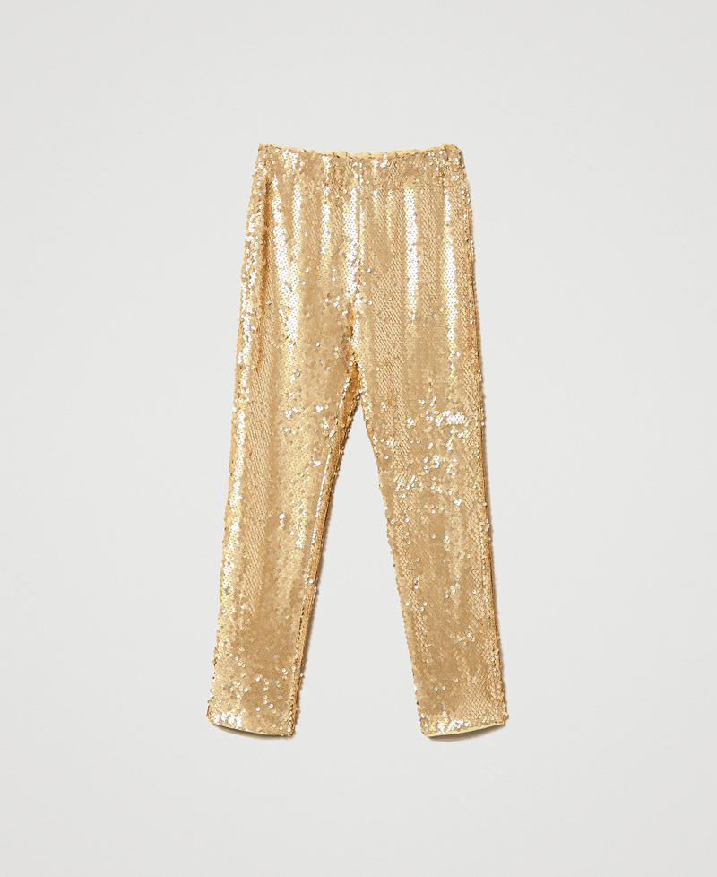 Full sequin trousers