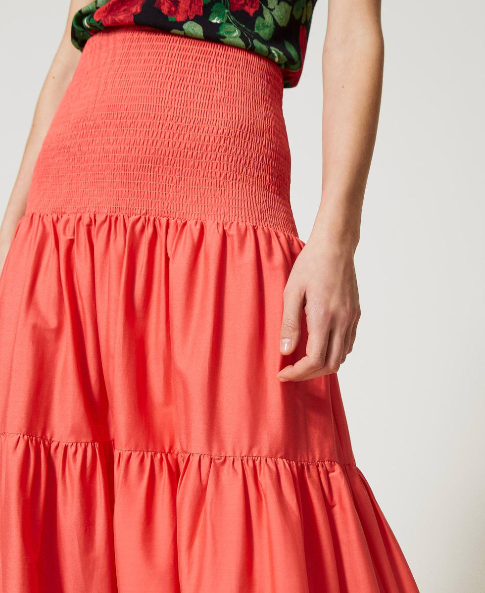 Vestido-falda de popelina