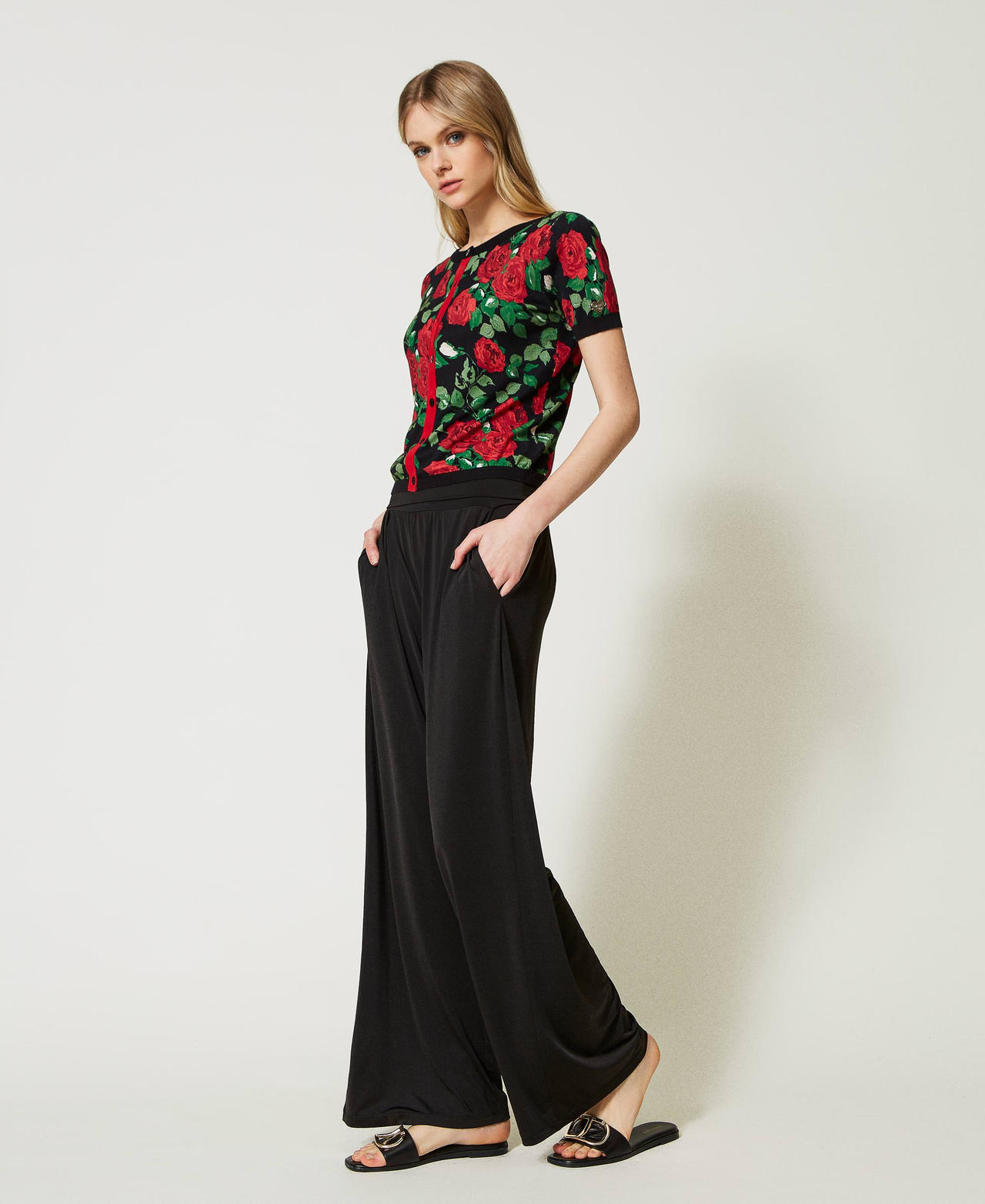 Pantalon ample avec large bande