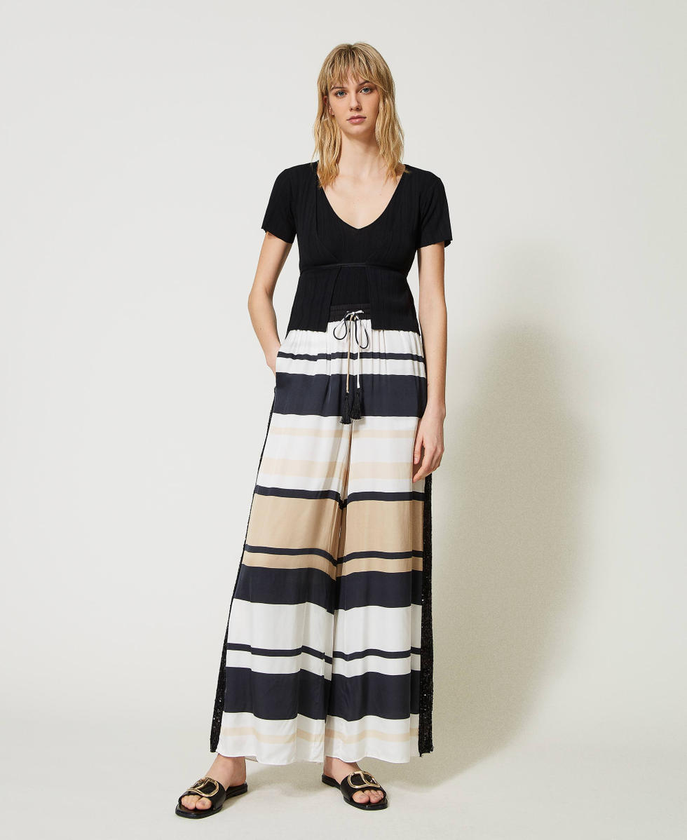 Pantaloni paillettes twin set online