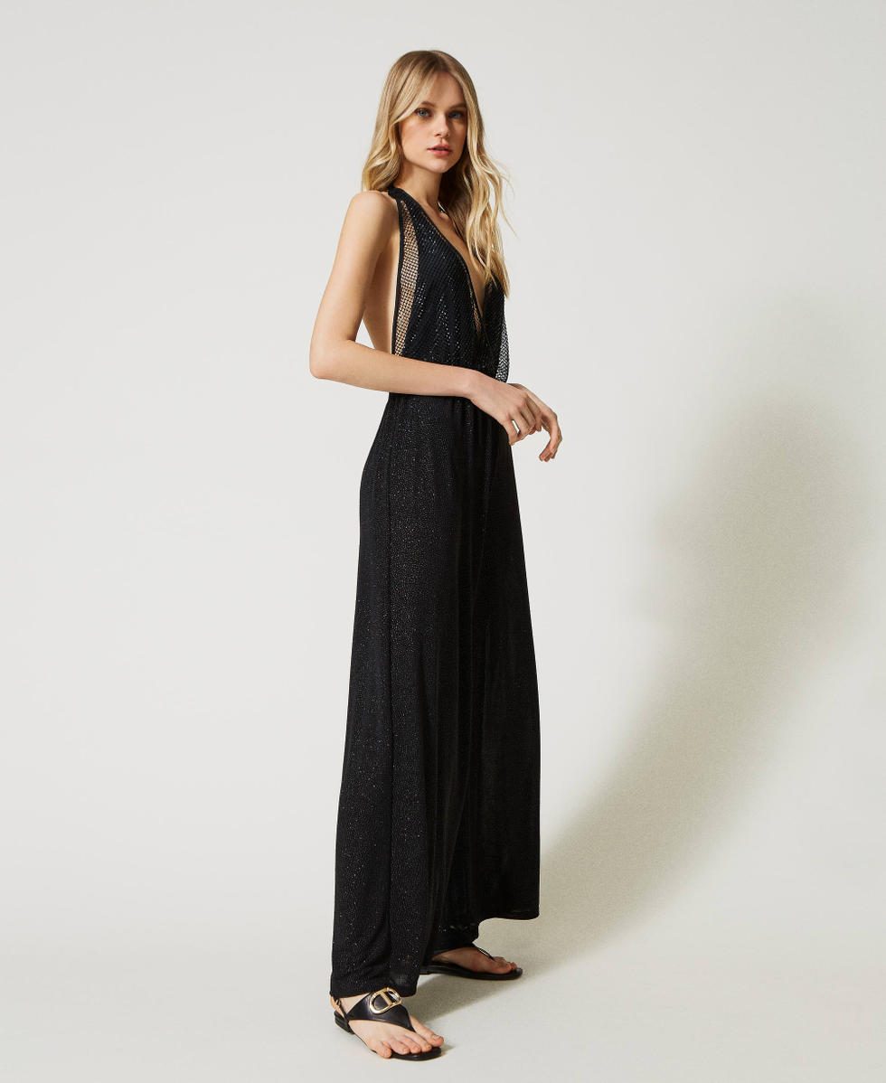 Palazzo trousers with elasticated waist