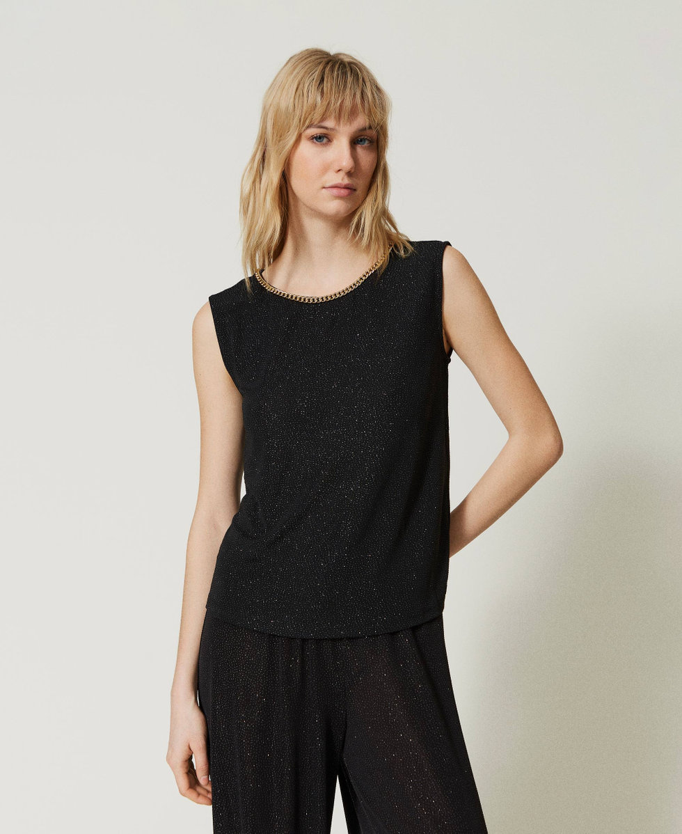 Top avec cha&icirc;ne d&eacute;corative