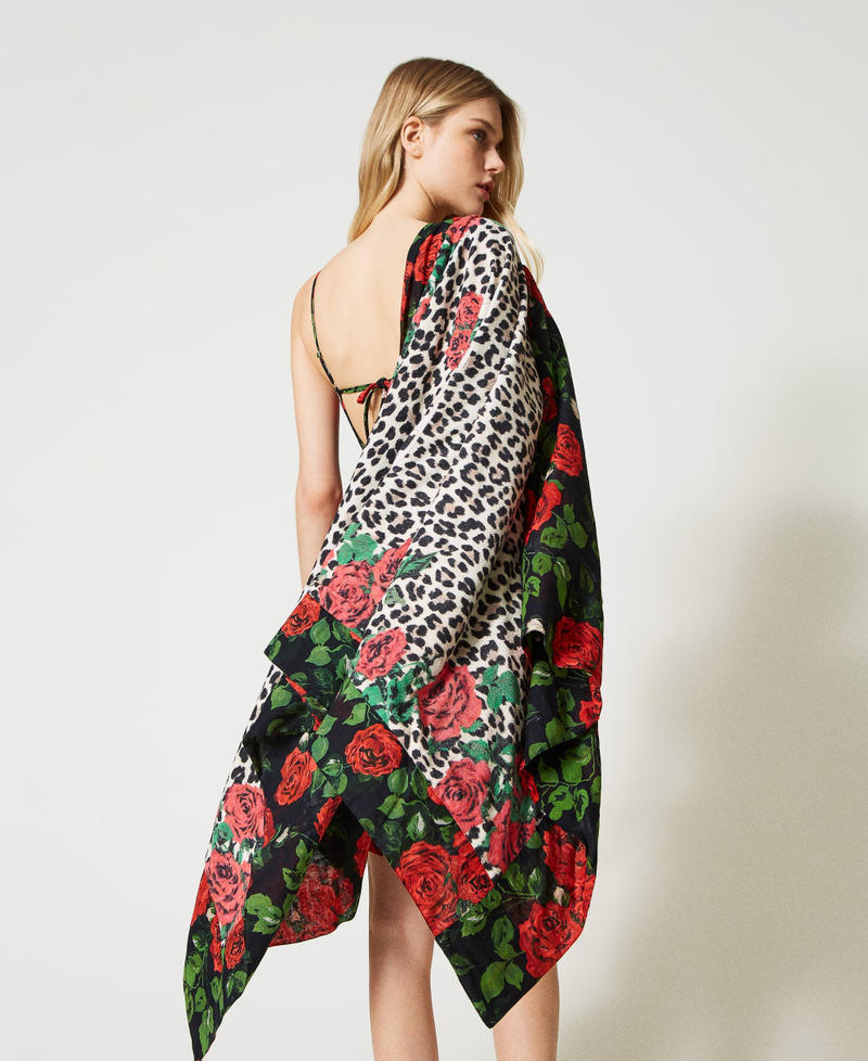 Animal print beach towel