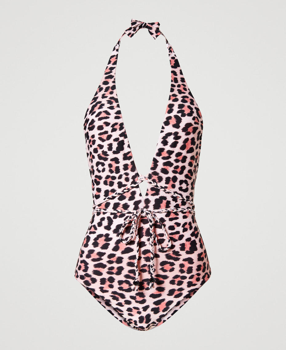 Costume intero con stampa animalier