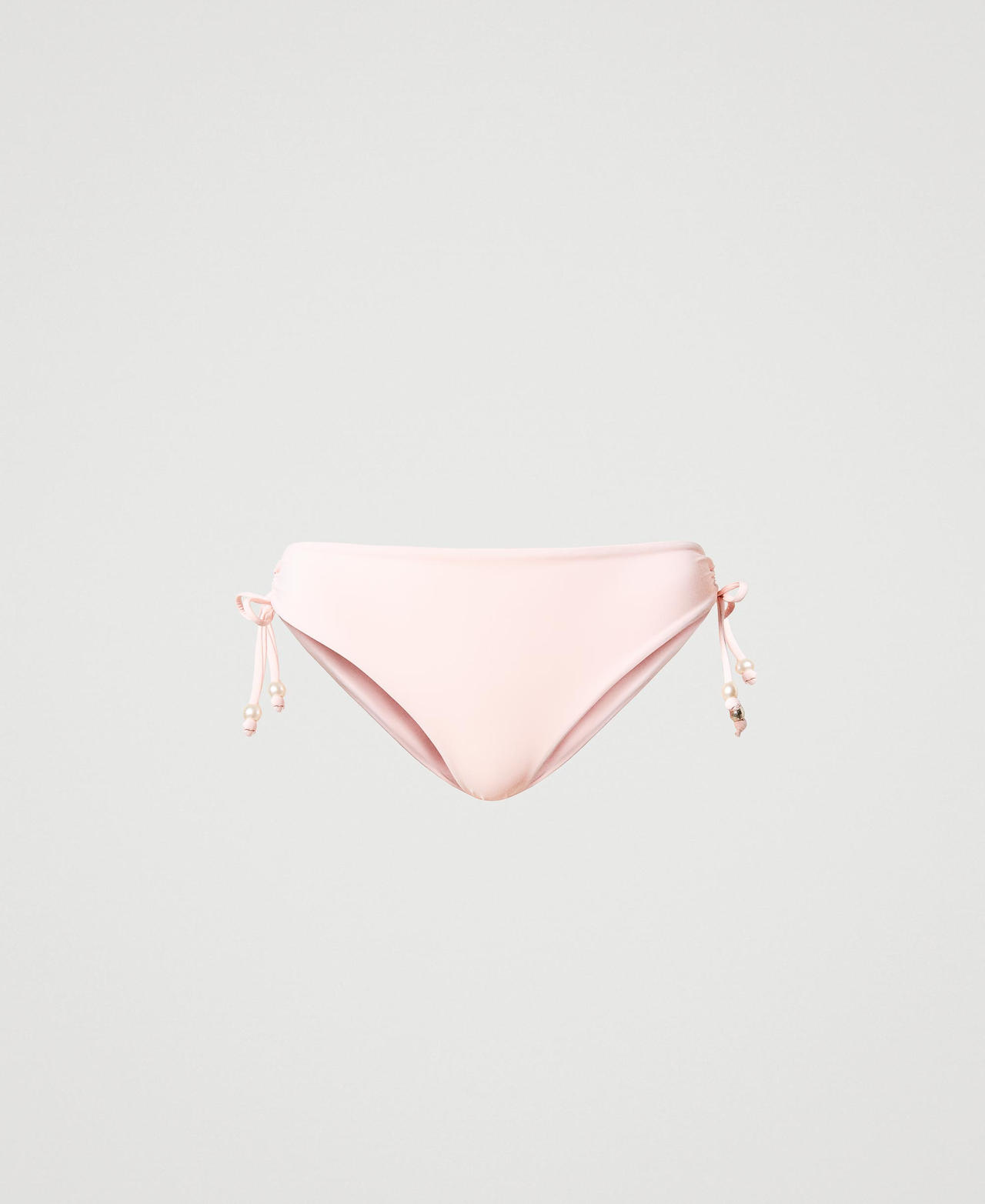Bikini bottom with drawstring Soft Pink Woman 231LBMHYY_10308_0S