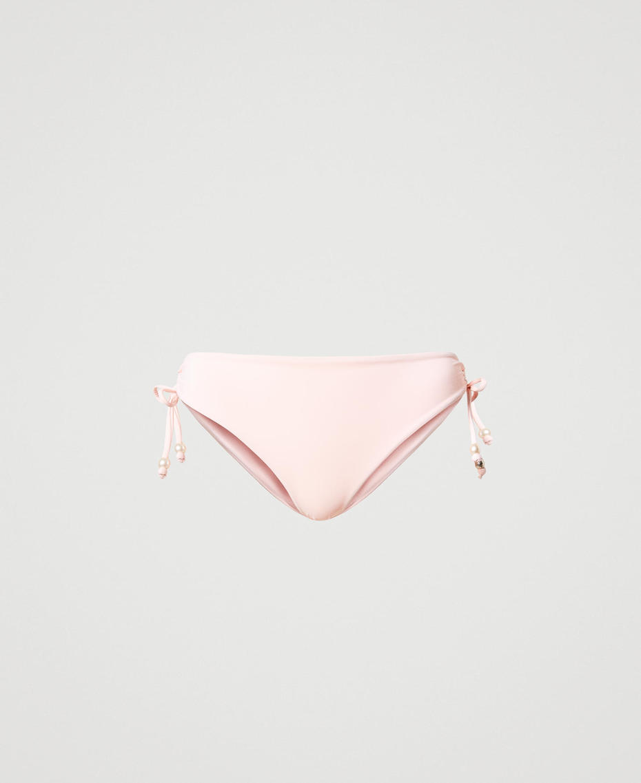 Bikinihose mit Tunnelzug Soft-Pink Frau 231LBMHYY-0S