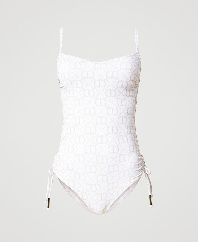 Lily Swimsuit Off White Jacquard main image 1