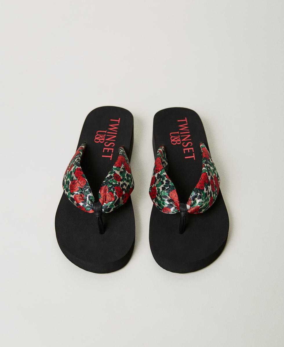 Bedruckte Plateau-Flip-Flops