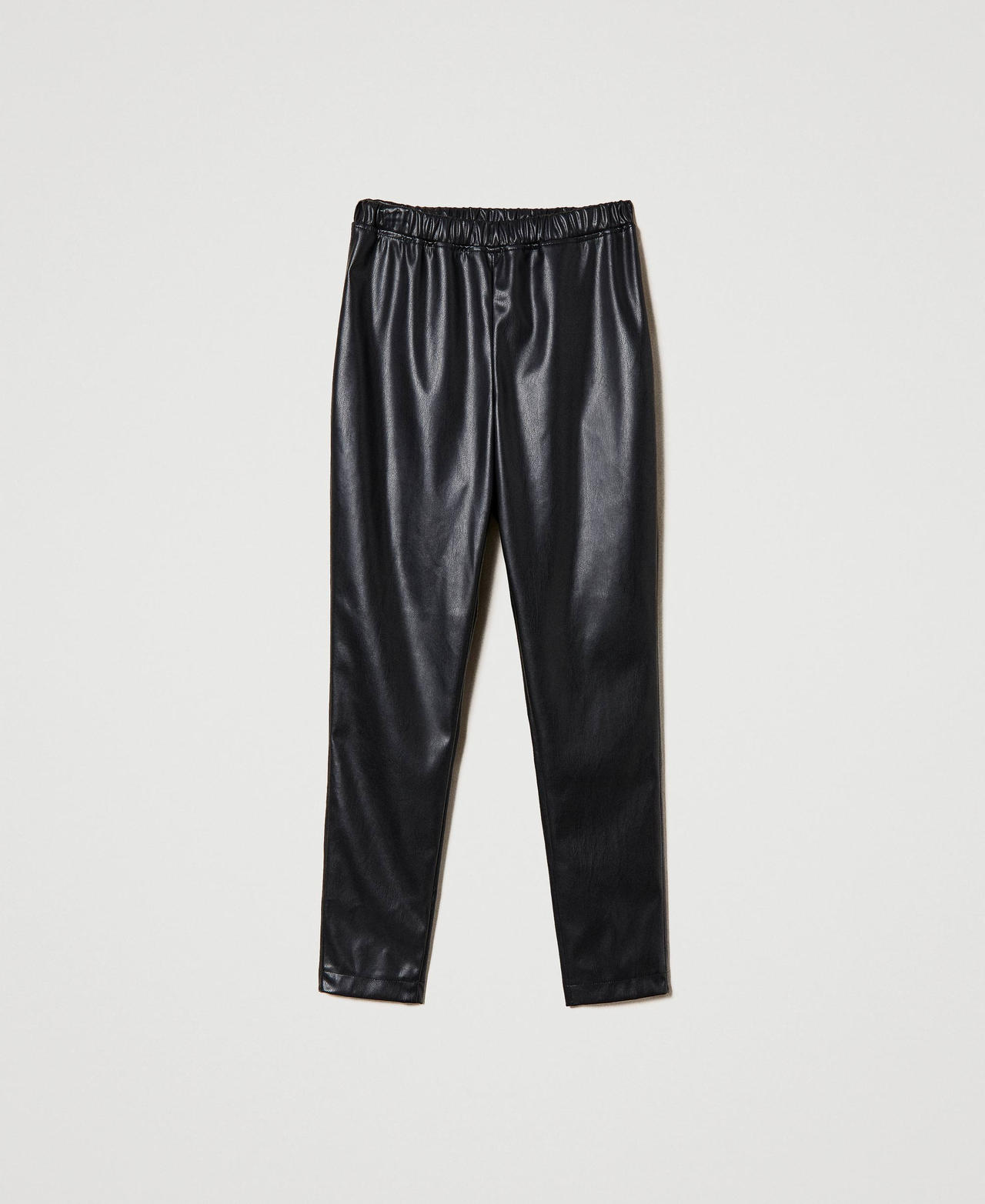 Leather-like leggings Black Woman 231LL22CC-0S