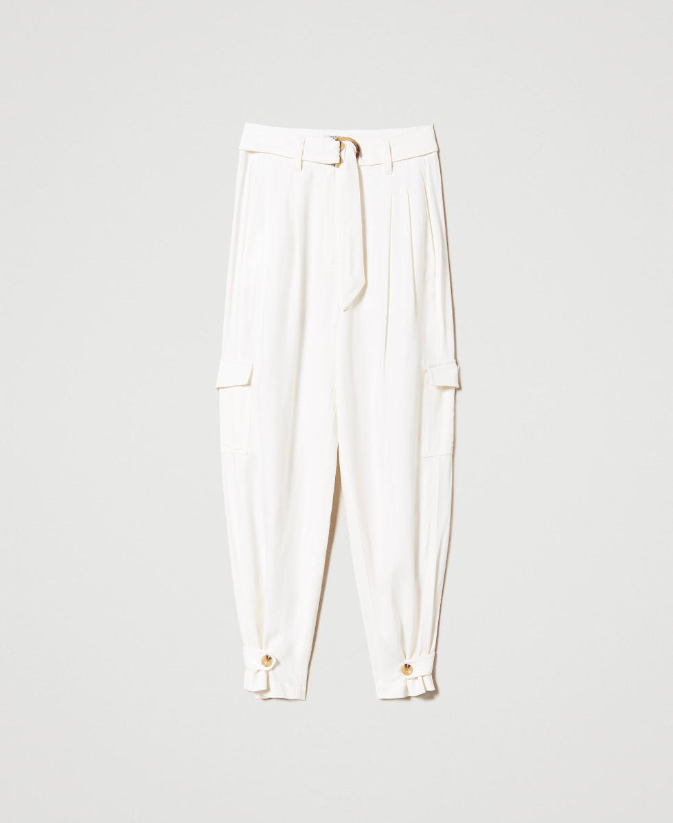 Pantalon cargo en twill