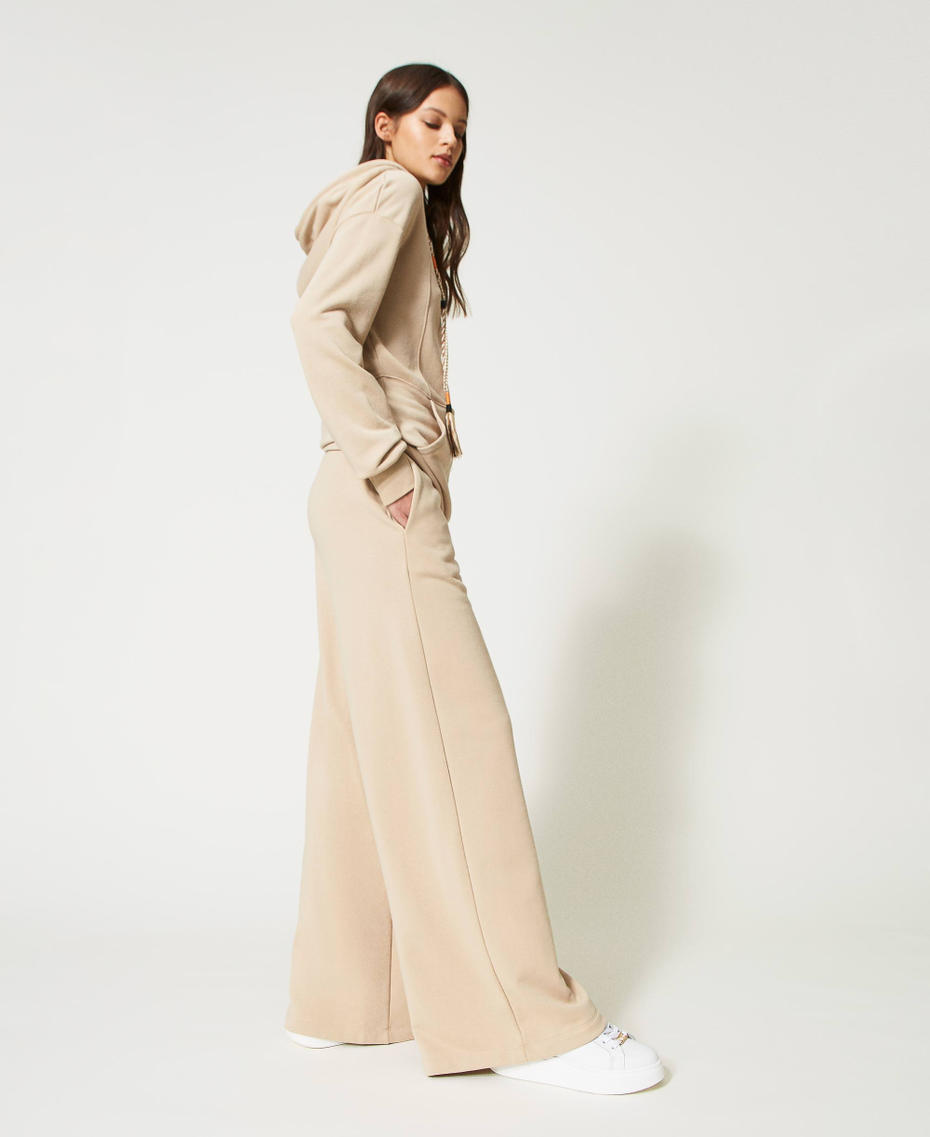Pantalon ample en molleton