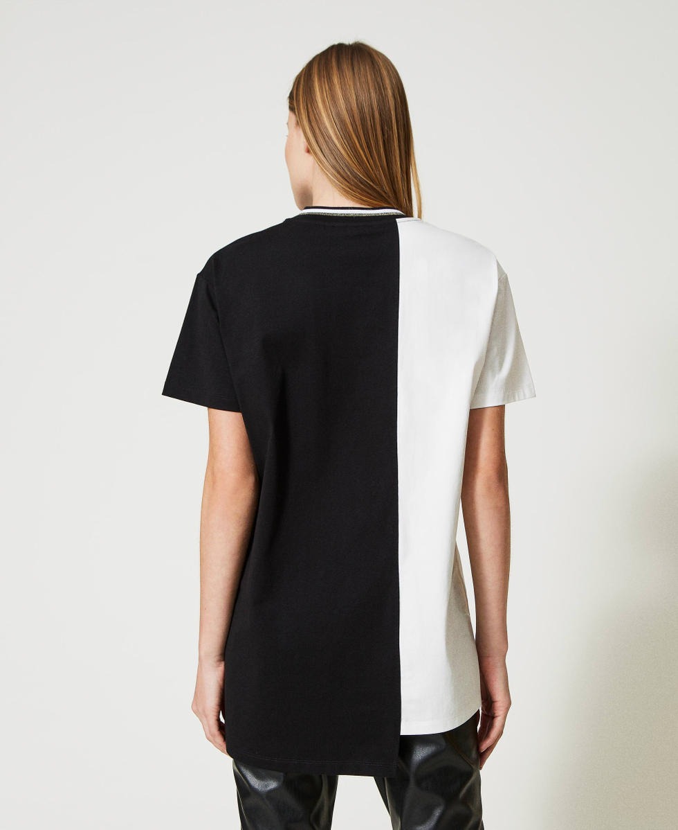 Tee shirt bicolore clearance