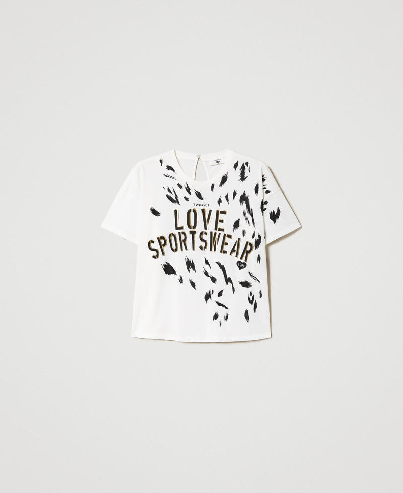 T-shirt with animal print