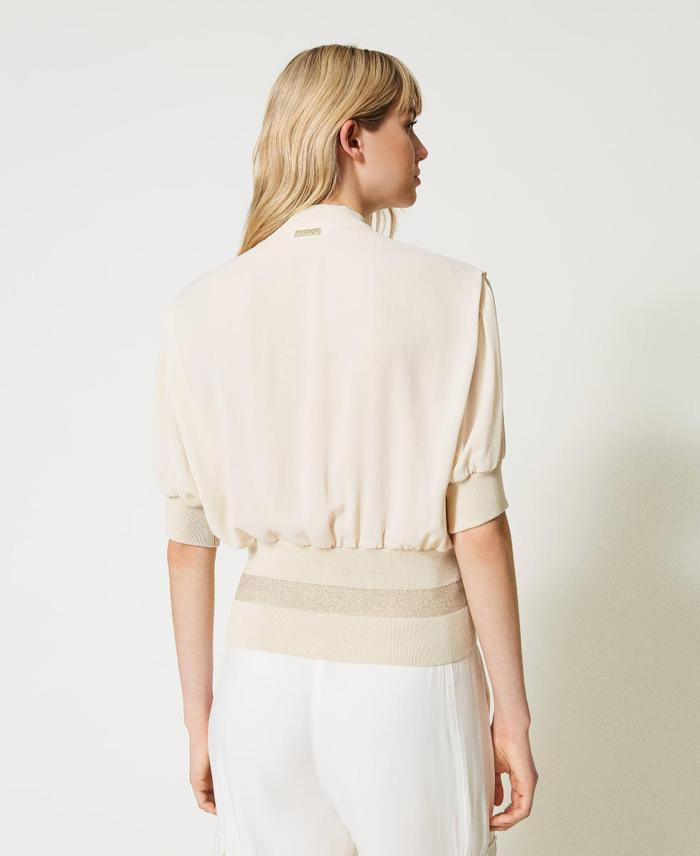 Blusa con tirantes de punto de l&uacute;rex