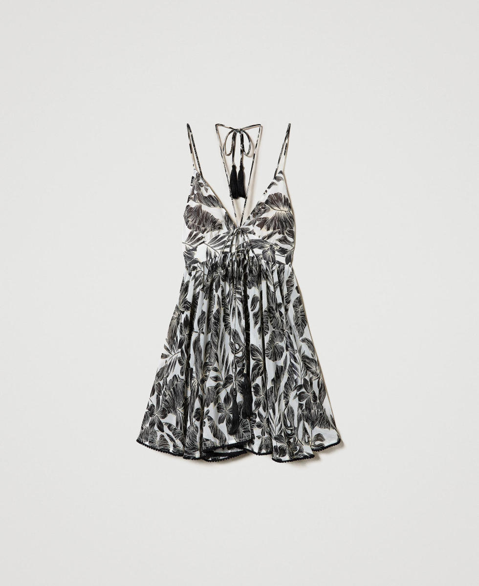 Top en cr&ecirc;pe georgette avec imprim&eacute;