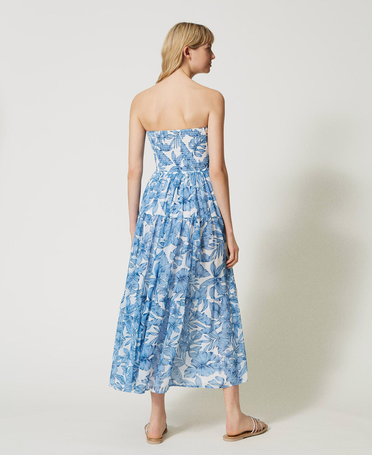 Abito longuette in georgette