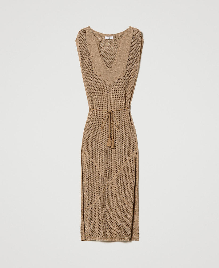 Бесшовное сетчатое платье