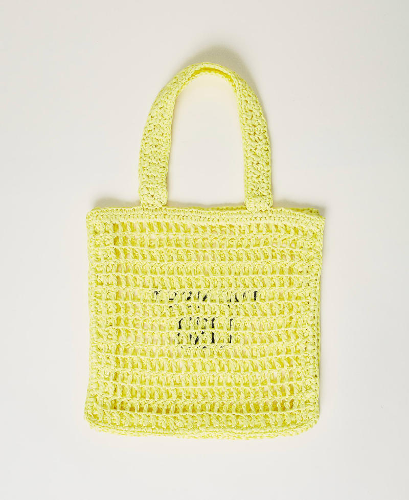 Shopper with heart and logo "Limelight” Yellow Woman 231LM79CC-03