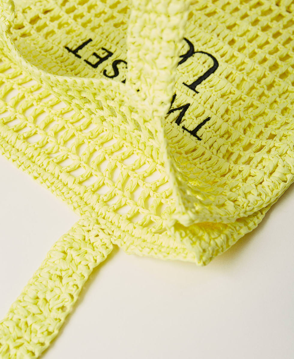 Shopper with heart and logo