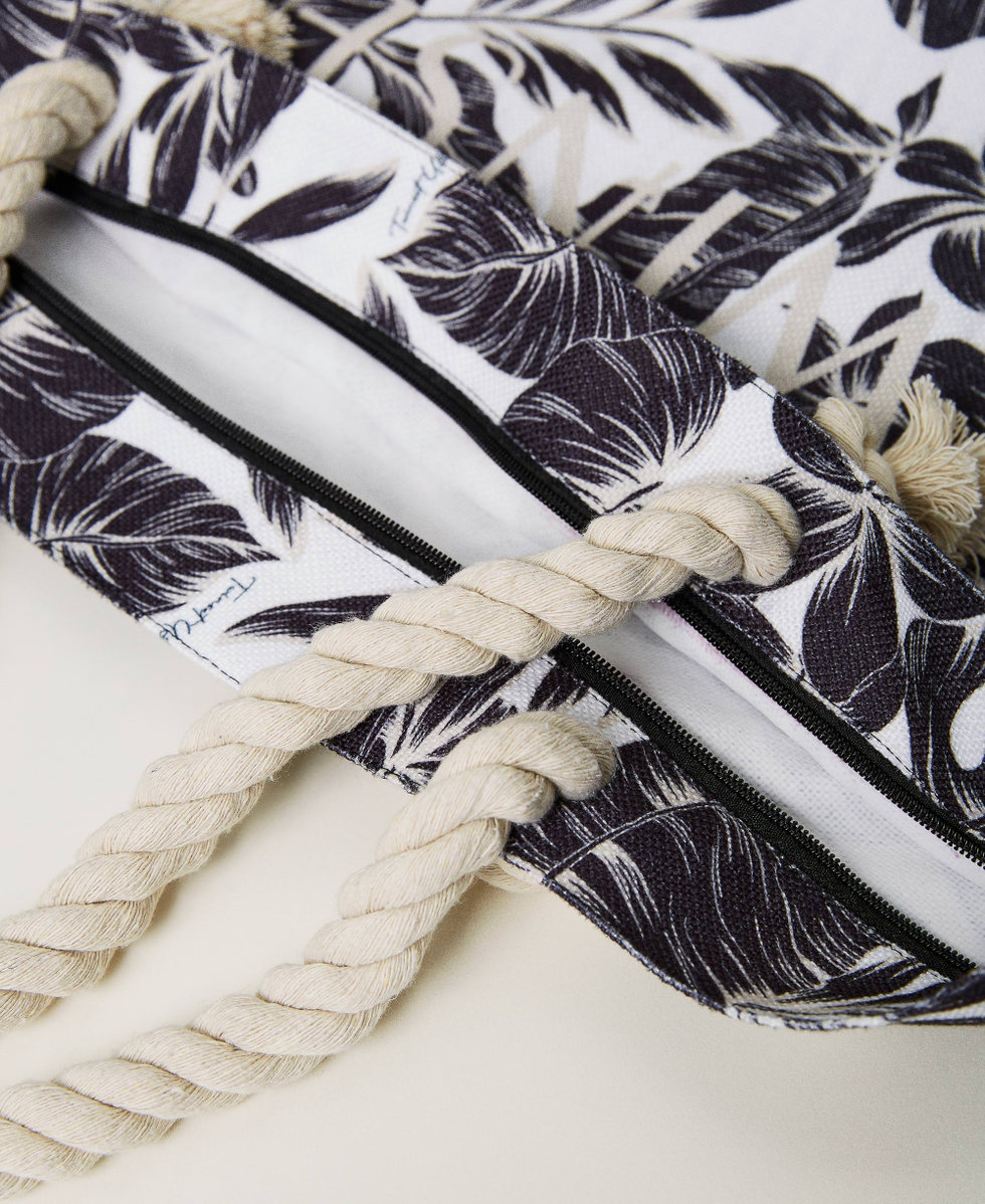 Cabas en toile avec imprim&eacute;