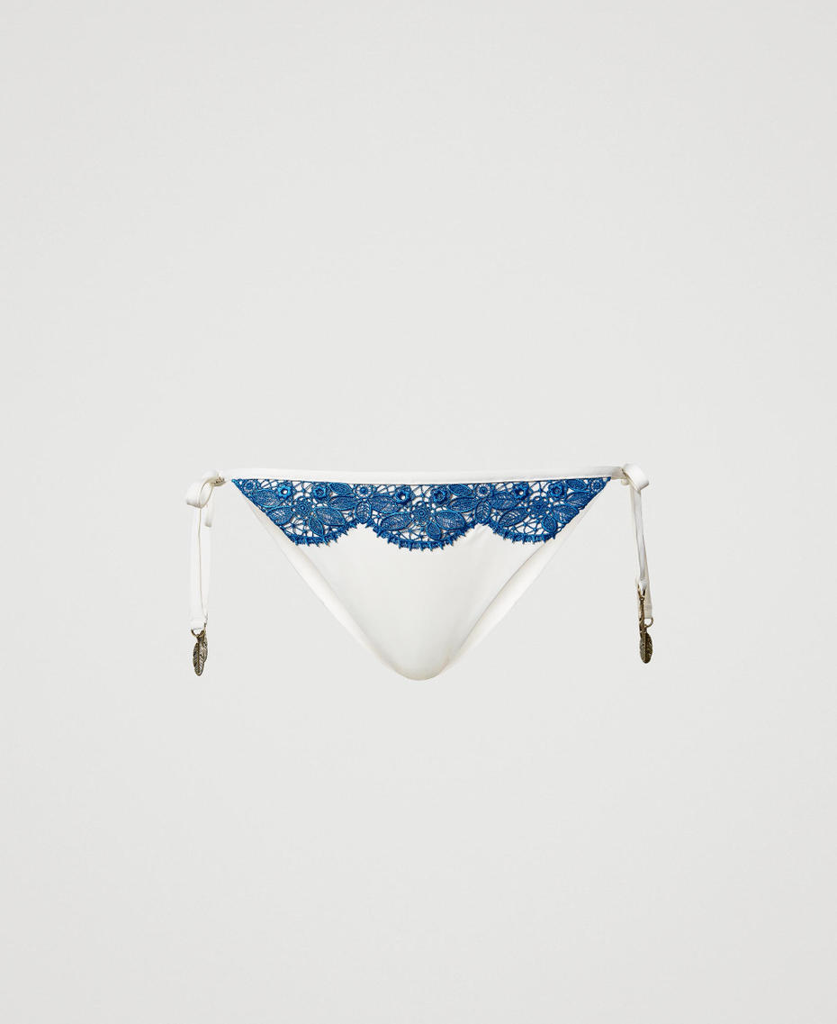 Bikinitanga mit Makrameespitze