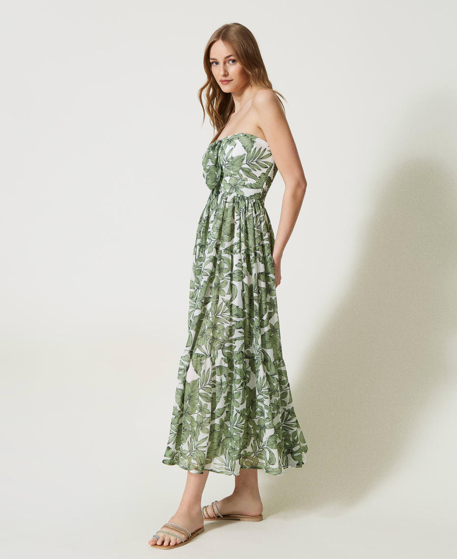 Flat sandals with multicolour straps