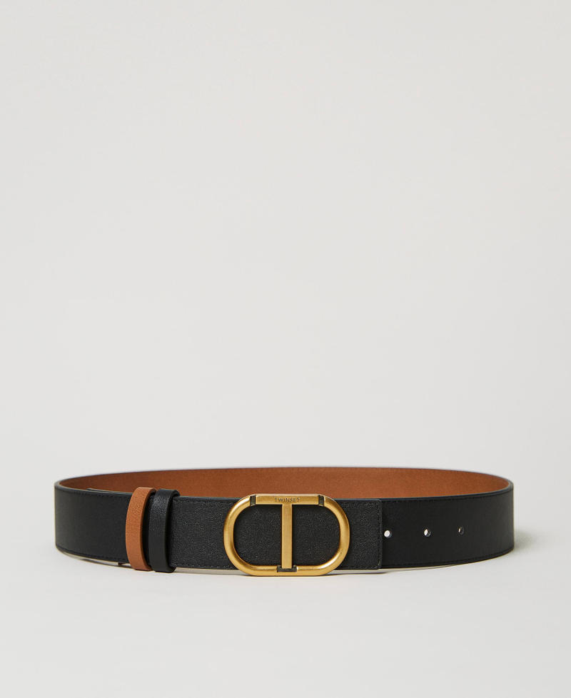 Ceinture réversible avec boucle Oval T