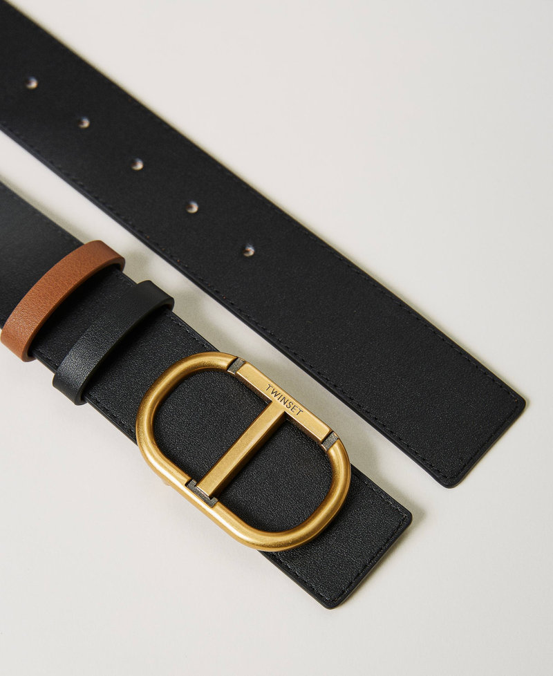 Ceinture réversible avec boucle Oval T