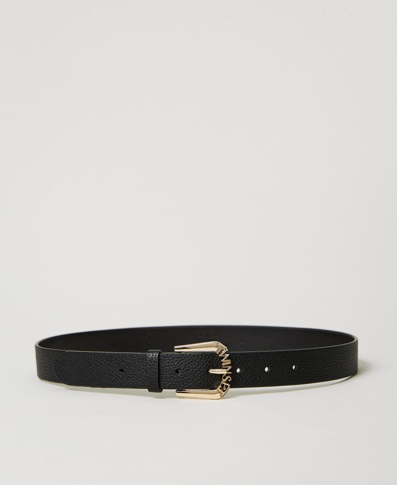 Cintur&oacute;n con hebilla con logotipo