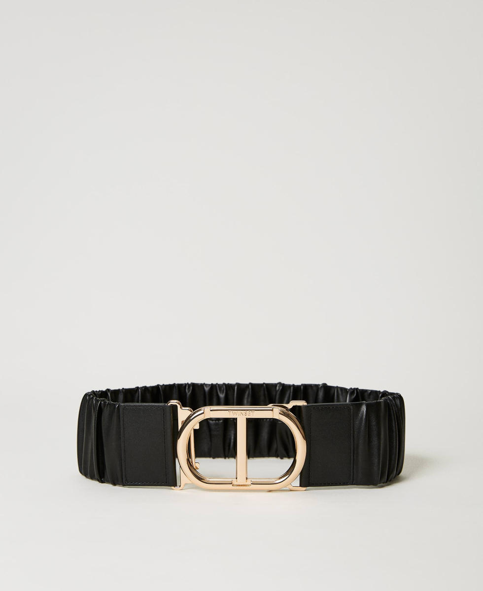 Bustier belt with gathering