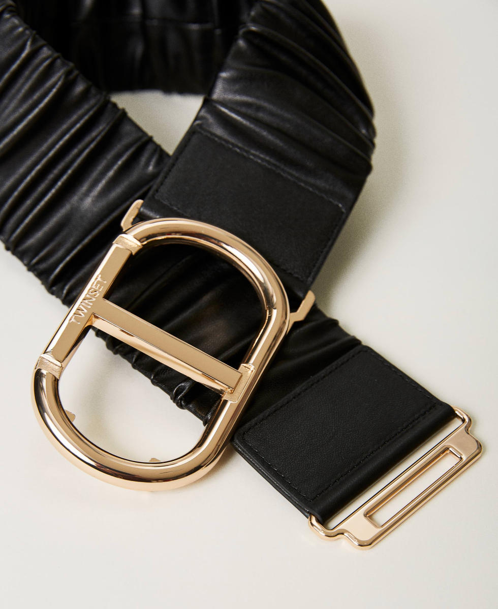 Bustier belt with gathering