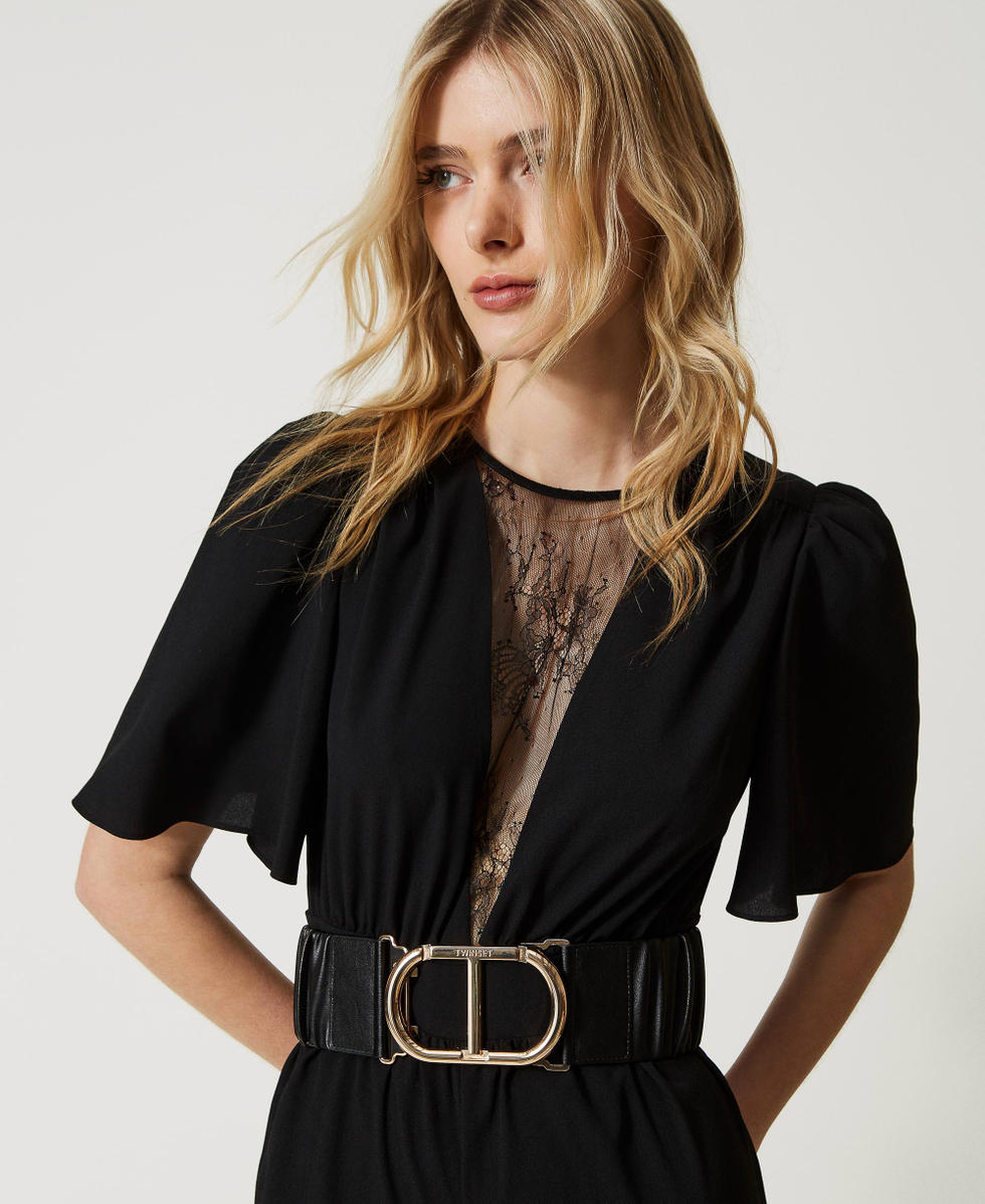 Bustier belt with gathering