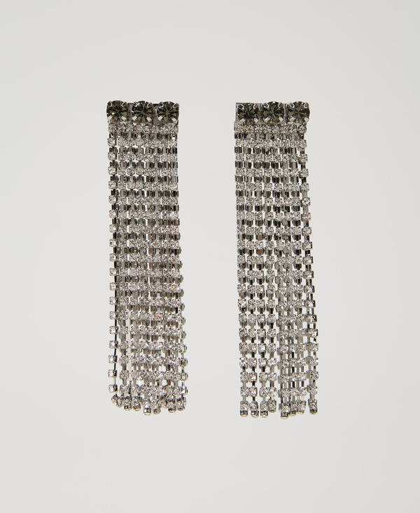 Orecchini con frange di strass