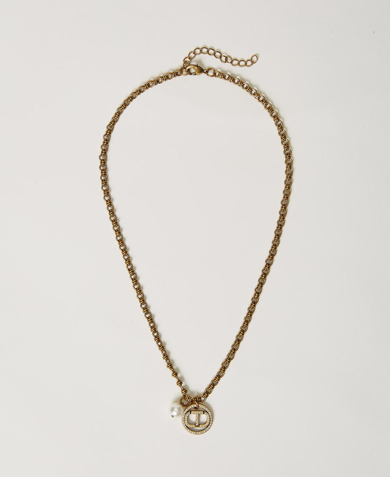 Collier avec pendentif Oval T